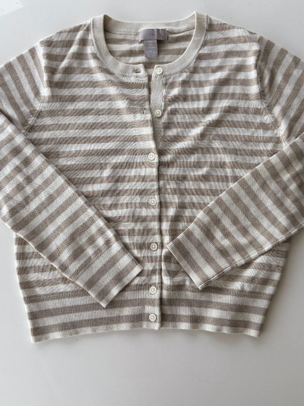 H&M Stripe Cardigan Sweater